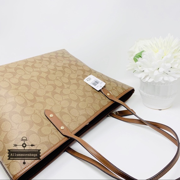 Coach Keith Haring tote signature canvas khaki bag - Picture 4 of 7